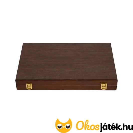 Go szett fa csatos bőröndben