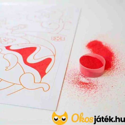 Sablimage színes homok