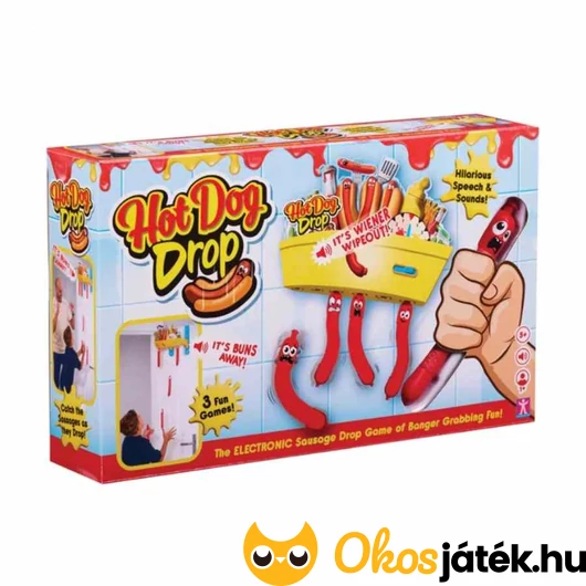 Hot dog drop ügyességi társasjáték
