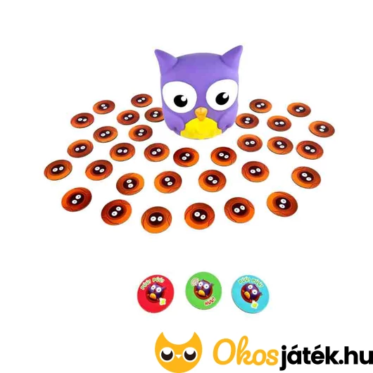 Húzz vagy púzz! baglyos interaktív társasjáték