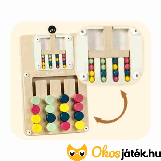 Játék a színekkel fa kirakó - Topbright