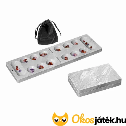 Összecsukható kalaha / mancala társasjáték
