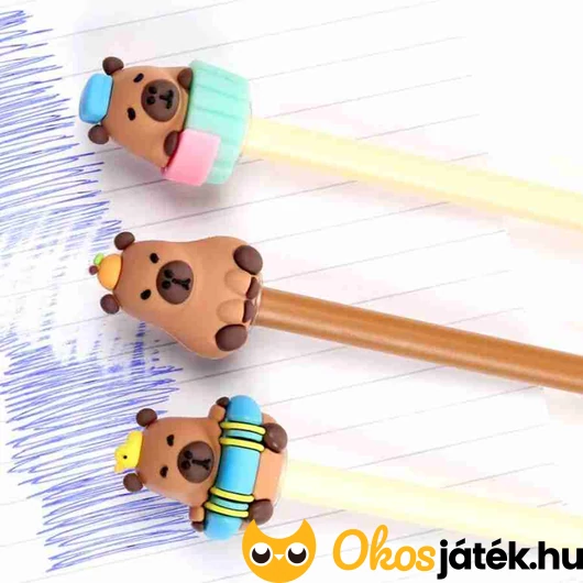 Kapibarás törölhető toll