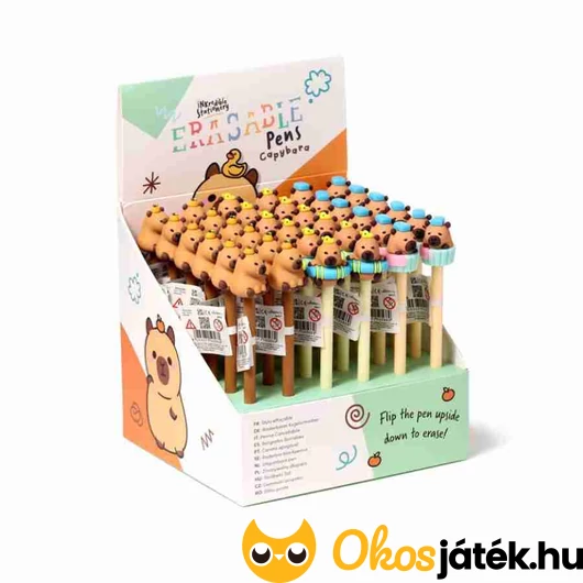 Kapibarás letörölhető toll