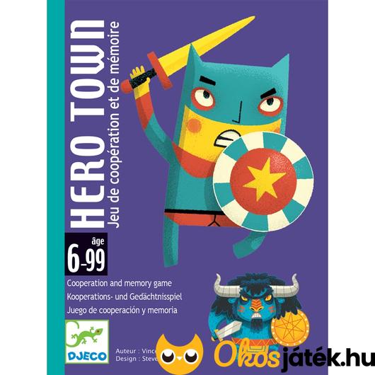 Hős város hero town djeco kártyajáték