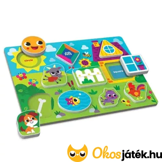 Fa formaillesztő puzzle - Farm