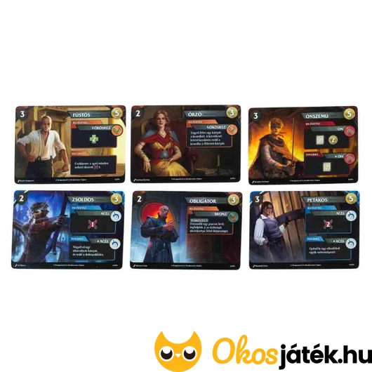 Ködszerzet társasjáték kártyák