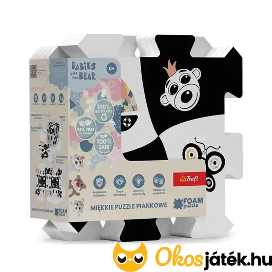 Kontrasztos habszivacs puzzle szőnyeg