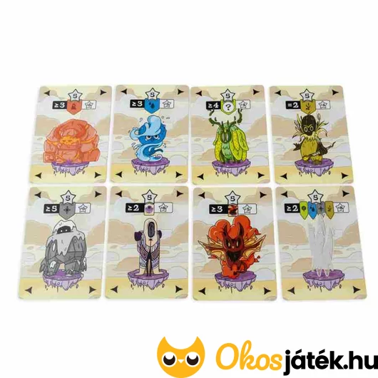 Különös világ a felhők felett kártyák