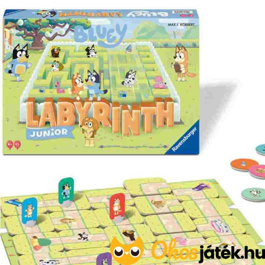 Bluey Junior Labirintus társasjáték