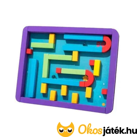 Mágneses labirintus utazós játék