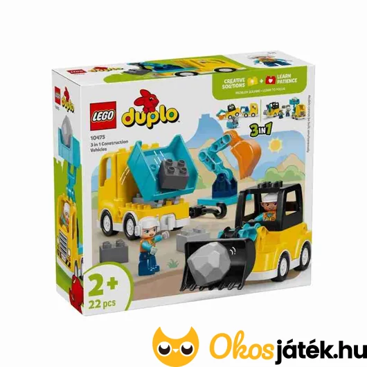 LEGO Duplo 3 az 1-ben munkagépek