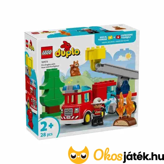 LEGO Duplo Tűzoltóautó tömlővel és tűzoltóval