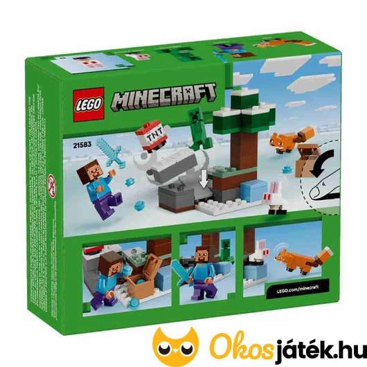LEGO Minecraft Steve tajgai kalandjai