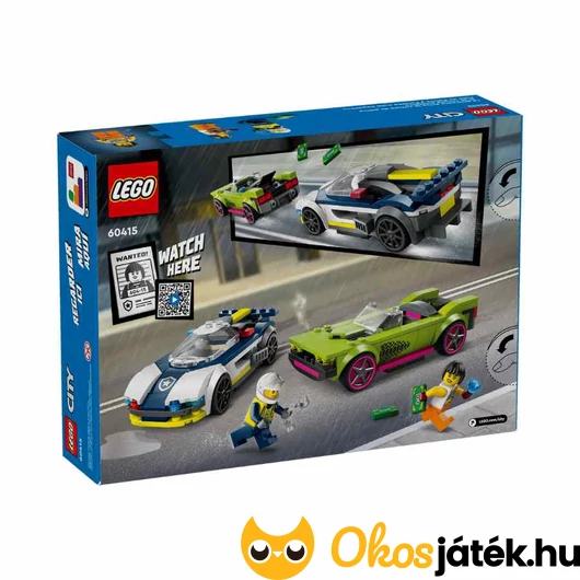 LEGO City Rendőrautó és sportkocsi hajsza csomagolás