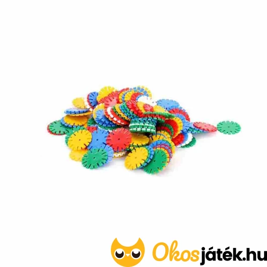 Retro korongépítő játék