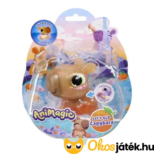 Let's Glo Capybara - világító kapibarás fürdőjáték