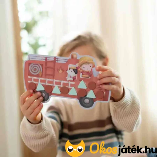 Little Dutch kreatív doboz tűzoltó autó