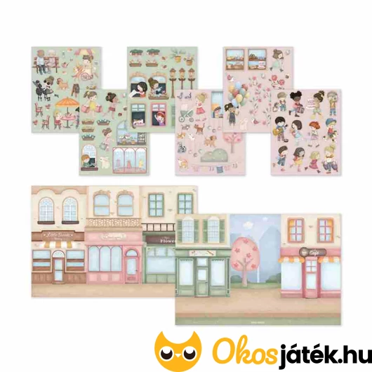 Rosa és barátai matricás füzet matricák