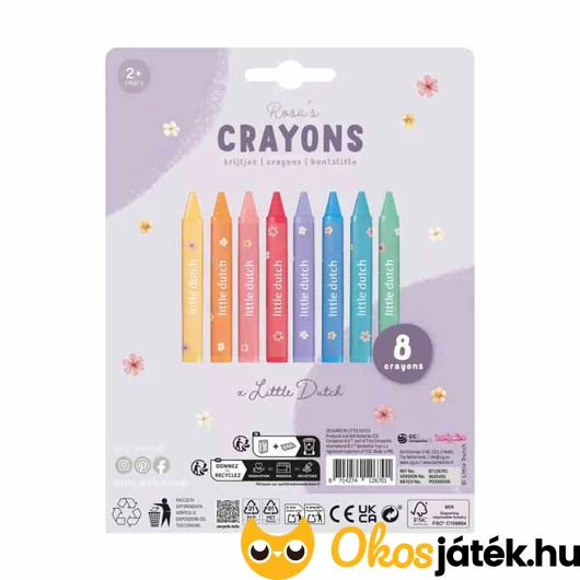 Little Dutch lányos zsírkréta készlet