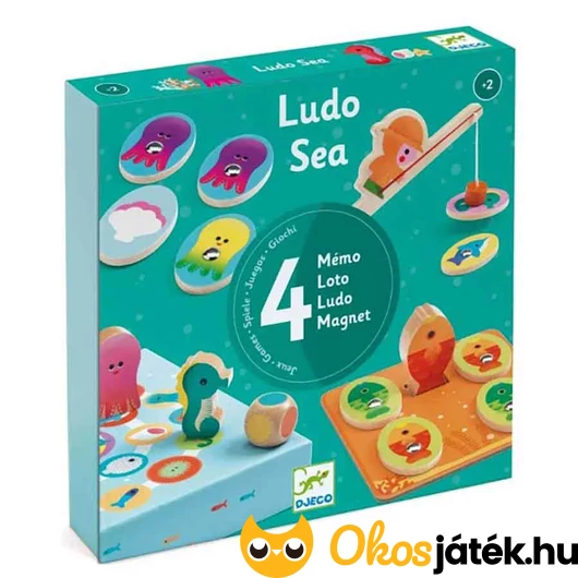Djeco társasjáték gyűjtemény - Ludo Sea 