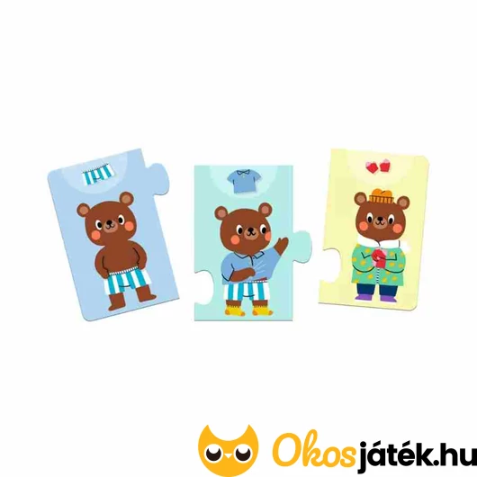 Mackó öltözködik - Sorozat puzzle