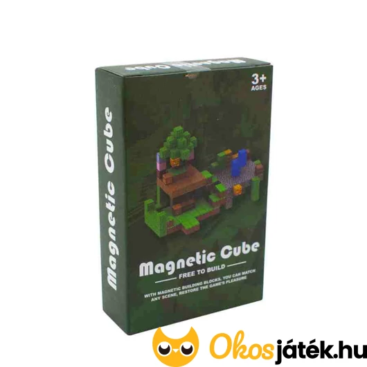  Mágneses kockajáték 12 db-os