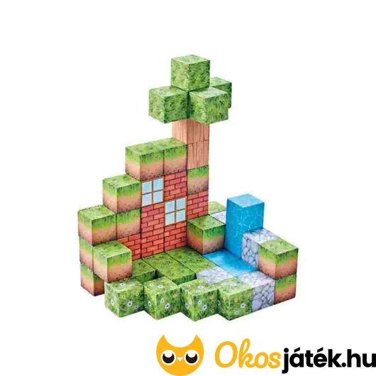 Mágneses blokkok - építőjáték- Szafari