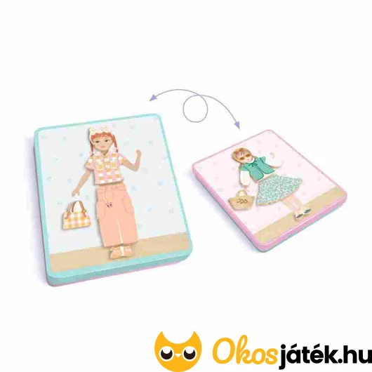 Mágneses öltöztetős képkirakó Djeco