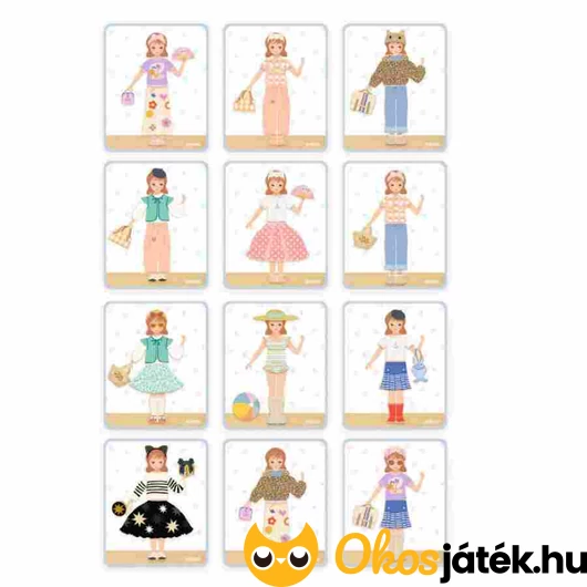 Mágneses öltöztetős képkirakó öltözékek