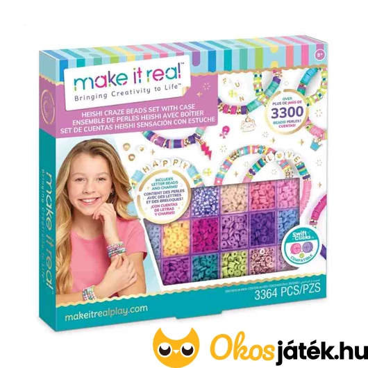 Make It Real Heishi gyöngyök tárolóban