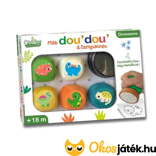 Puha maroknyomda készlet - Dinoszauruszok