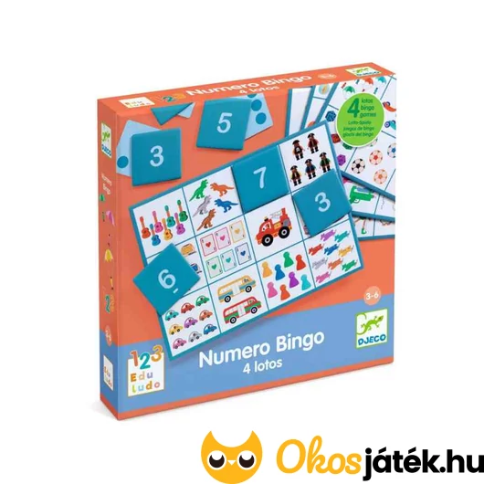 Számos bingó - Numero Bingo - Djeco