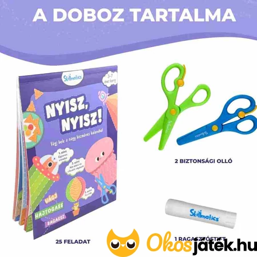 Nyissz, nyissz ollós kreatív játék