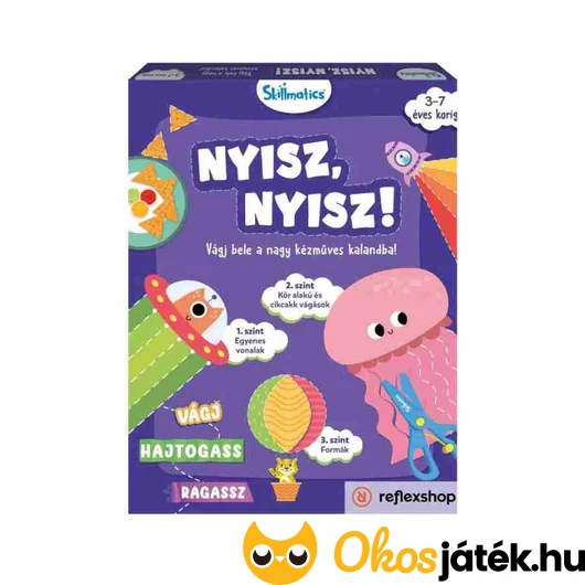 Nyissz, nyissz ollós kreatív játék