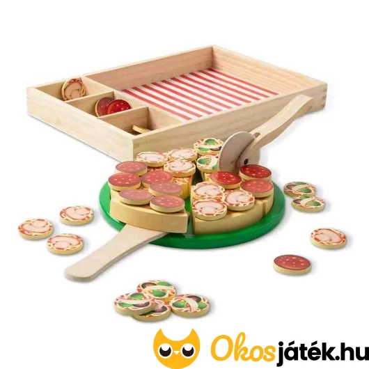 Pizza party fajáték tartalma