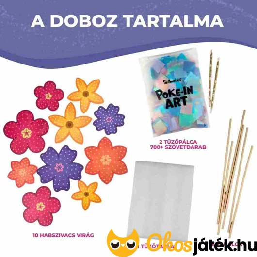 Tűzőpálcás kreatív játék
