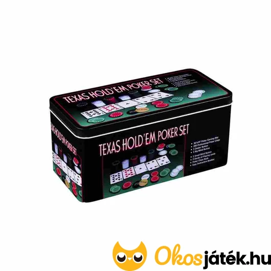 Pókerszett fémdobozban