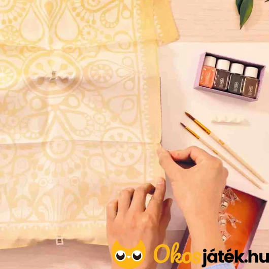 Djeco Selyemfestő készlet mandala