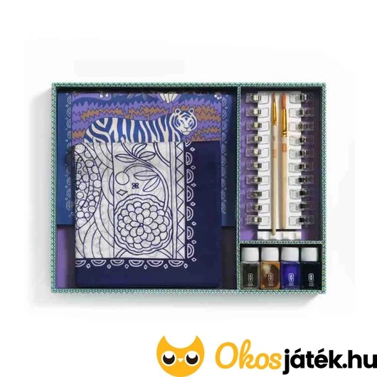 Djeco selyemfestő készlet