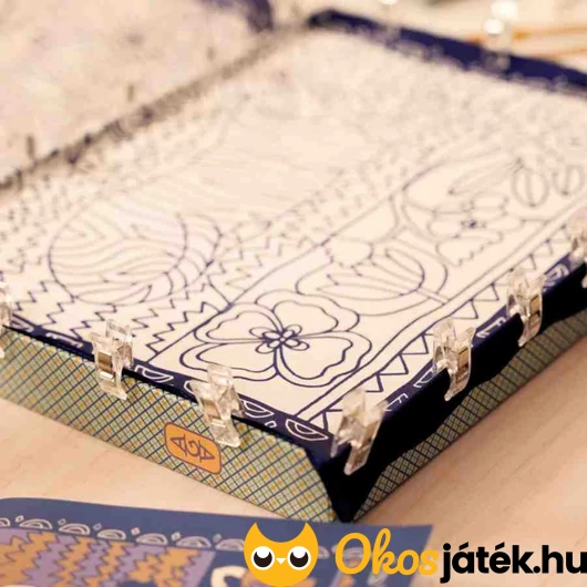 Djeco selyemfestő készlet selyemsál