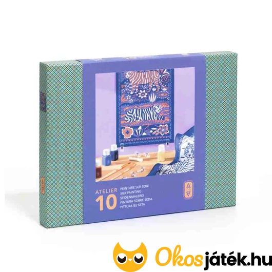 Djeco selyemfestő készlet - Tigrisek - Atelier 10