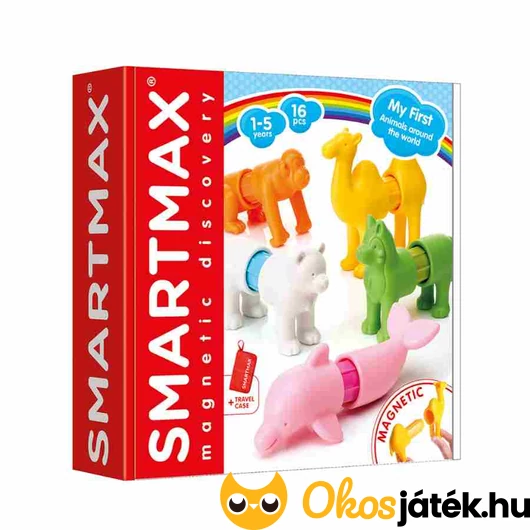 Smartmax - A világ állatai mágneses játék