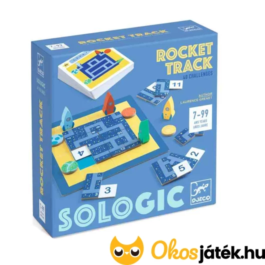 Track Puzzle - Útkeresős logikai játék - Djeco