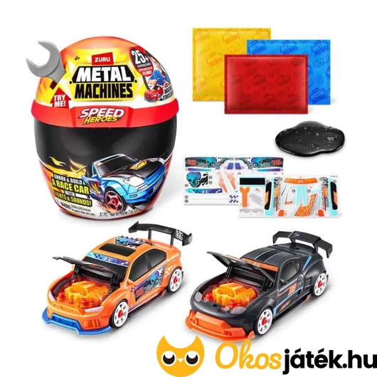 Speed Heroes meglepetés játékszett autók