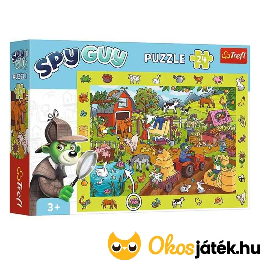 Spy Guy Böngésző puzzle 24 db-os - Farm