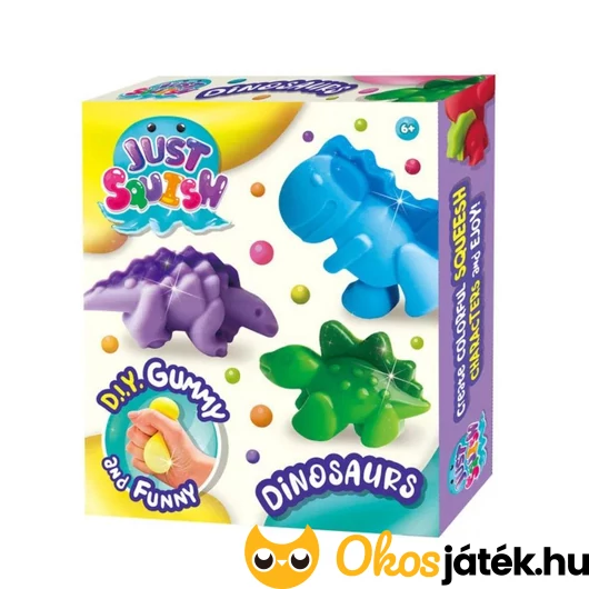 Squish - dínók Gumi zselé figura készítő