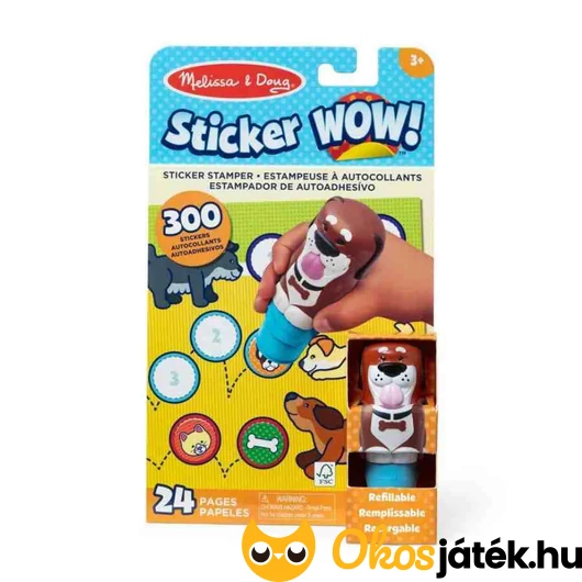 Sticker Wow! matricanyomda - Kutya - Melissa &amp; Doug