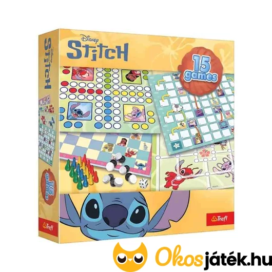 Stitch 15 az 1-ben társasjáték gyűjtemény