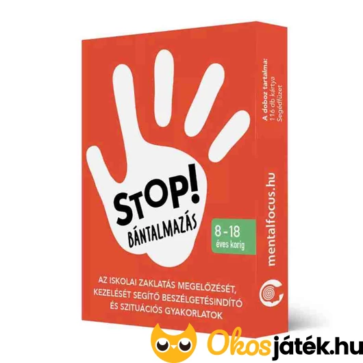 STOP bántalmazás! kártyák